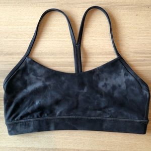 LULULEMON Flow Y Bra Nulu Diamond Dye